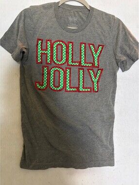 Texas True Holly Jolly Graphic T-Shirt Small